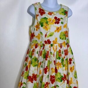 Polly & Friends girls floral dress Sz 6x
